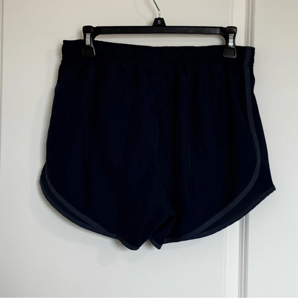 Nike Dri-Fit Running Shorts Navy Blue Sz S Athletic Gym Activewear - Picture 3 of 4